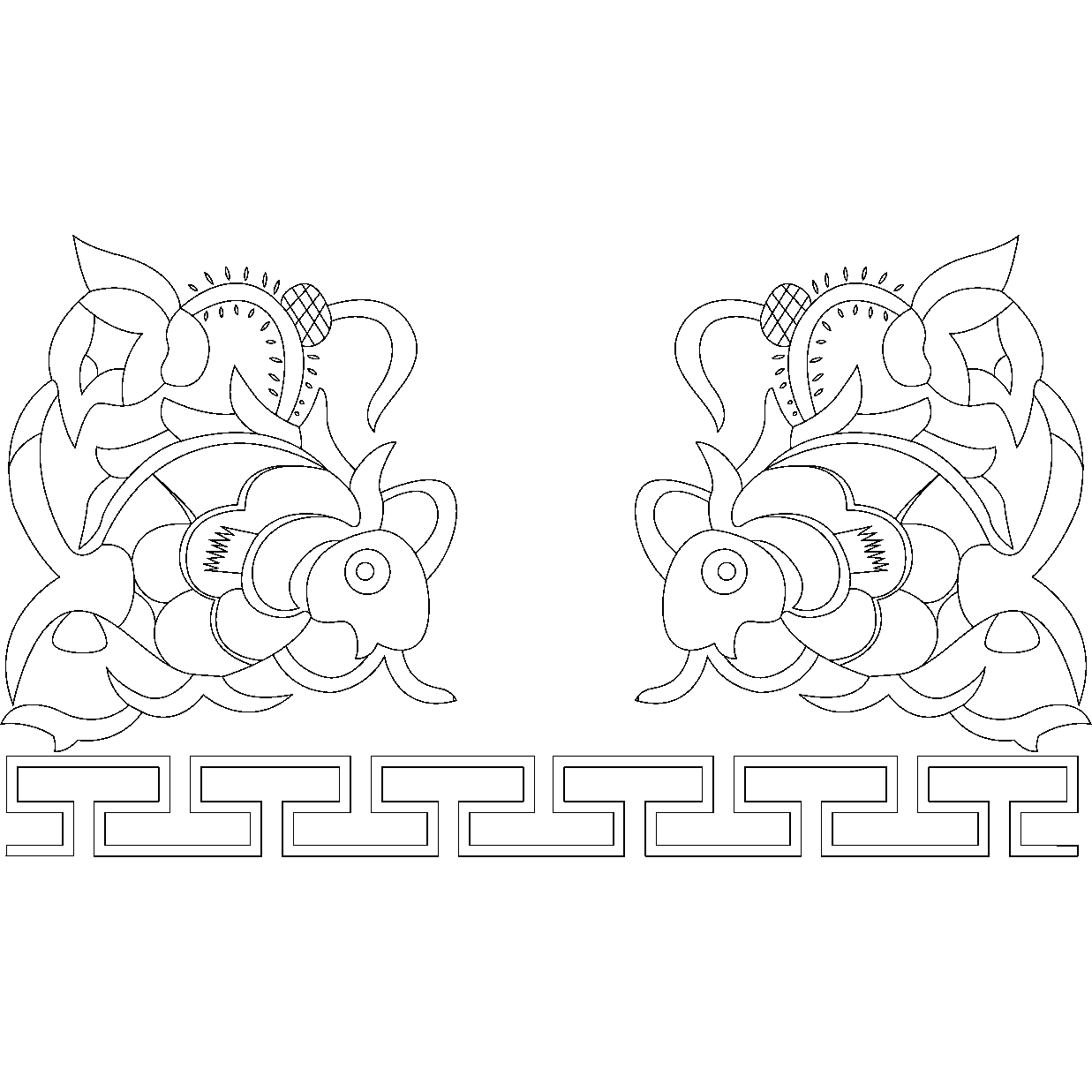 双鱼纹