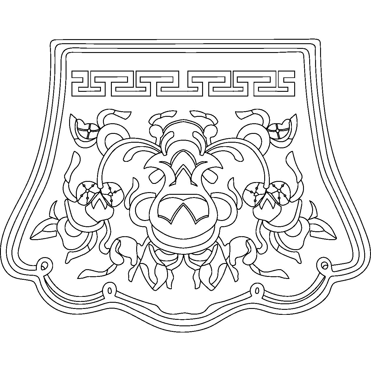 宝瓶纹