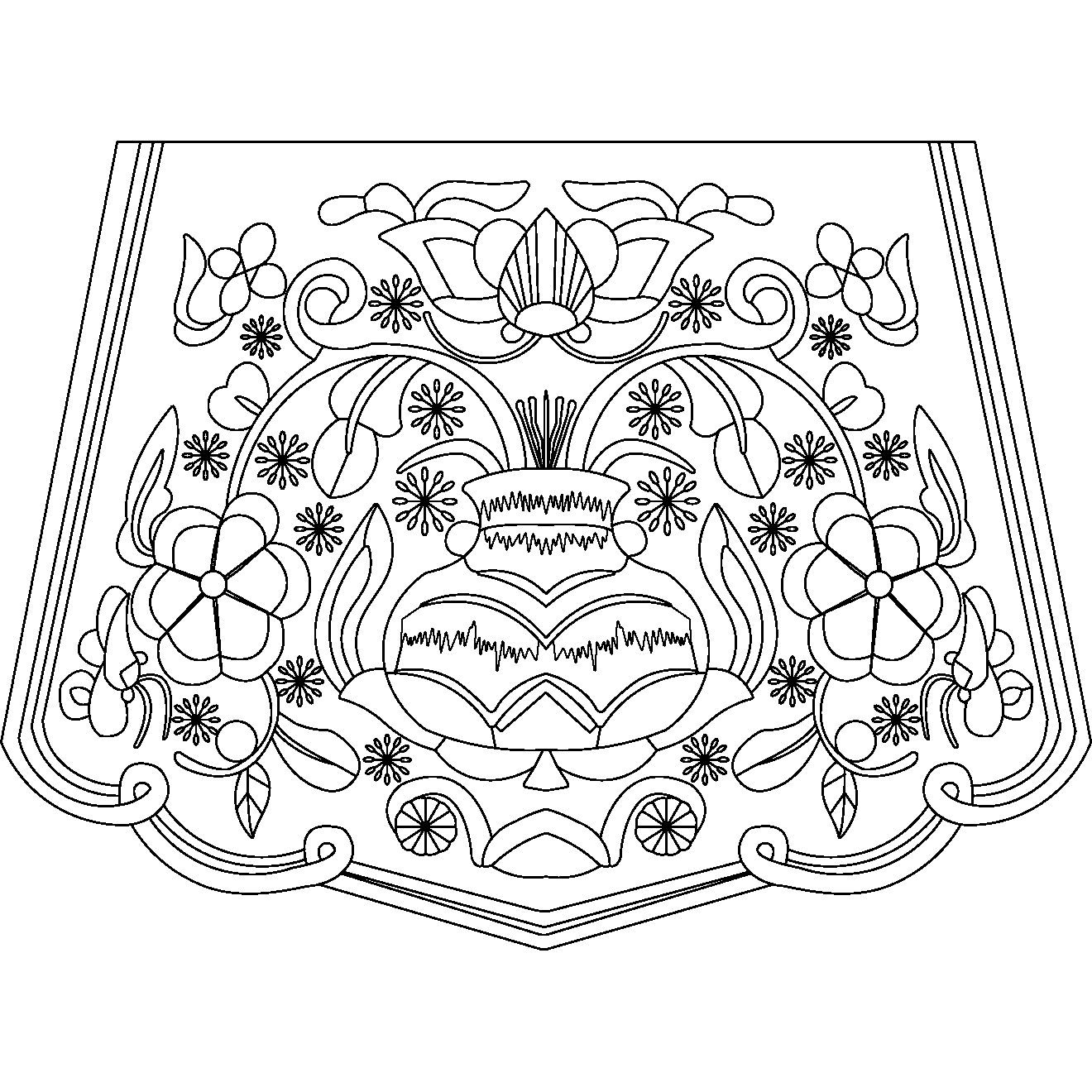 宝瓶纹
