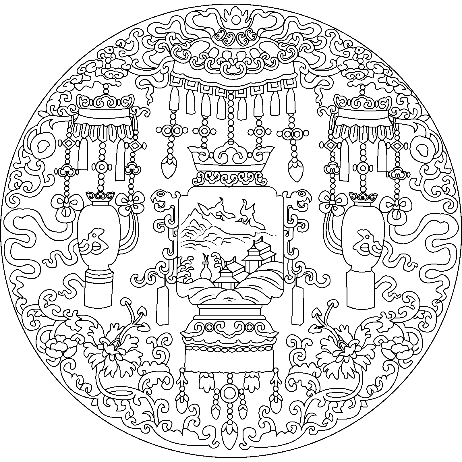 灯笼纹