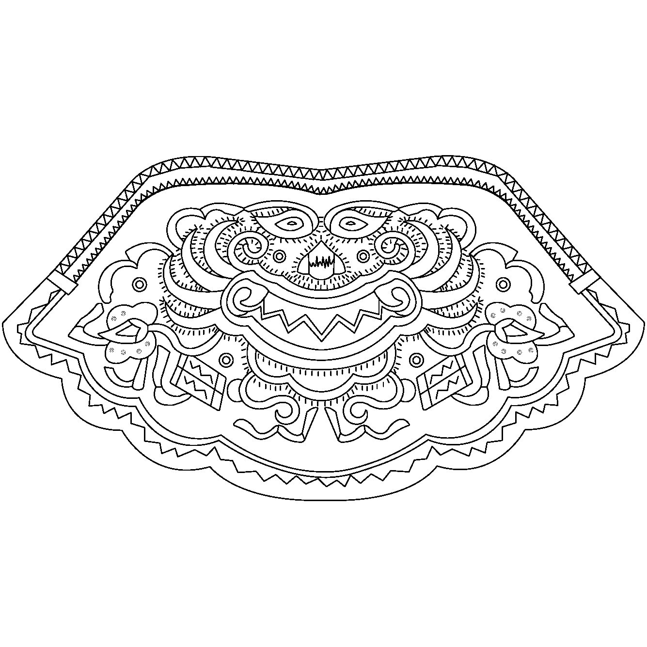 虎形纹